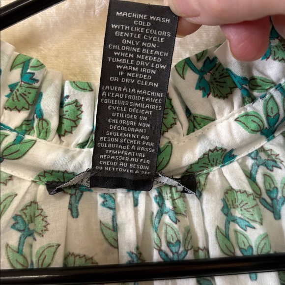 Chelsea & Theodore Split-Neck Tiered Midi Dress sz2X - Picture 12 of 14